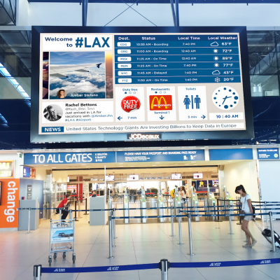 Transporation Airport Screen LAX